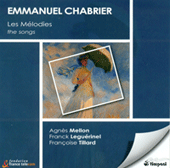 CHABRIER, E.: Vocal Music (Mellon, Leguerinel)