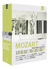 MOZART, W.A.: Great Piano Concertos (4 DVD Box Set) (NTSC)