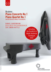 EUROPA-KONZERT 2004 - BRAHMS, J.: Piano Concerto No. 1 / Piano Quartet No. 1 (Barenboim, Rattle) (NTSC) (with EuroArts/Ideale-Audience Catalogue 2010)