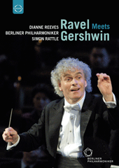 Orchestral Concert - RAVEL, M. / GERSHWIN, G. (Ravel Meets Gershwin) (Reeves, Berlin Philharmonic, Rattle) (NTSC)