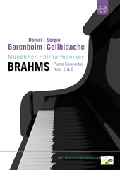 BRAHMS, J.: Piano Concertos Nos. 1 and 2 (Barenboim, Celibidache) (NTSC)