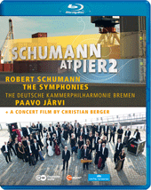 SCHUMANN, R.: Symphonies Nos. 1-4 / SCHUMANN AT PIER2 (Documentary) (German Chamber Philharmonic, P. Jarvi) (Blu-ray, HD)