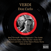 VERDI: Don Carlo (Christoff, Filippeschi, Gobbi) (1954)