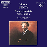 INDY: String Quartets Nos. 1 and 2