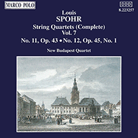 SPOHR, L.: String Quartets (Complete), Vol.  7 - Nos. 11 and 12 (New Budapest Quartet)