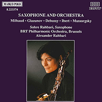 MILHAUD: Scaramouche / GLAZUNOV: Saxophone Concerto / IBERT: Concertino da Camera