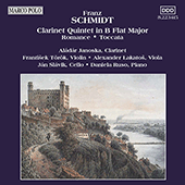 SCHMIDT: Clarinet Quintet in B Flat Major / Romance