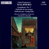 MALIPIERO: Symphony No. 7 / Sinfonia in un tempo