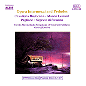 OPERA INTERMEZZI AND PRELUDES