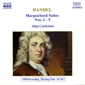 HANDEL: Harpsichord Suites Nos. 1- 5