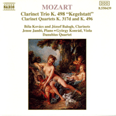 MOZART: Piano Trio, K. 498, 'Kegelstatt' / Violin Sonata No. 26 (arr. for clarinet and string trio)