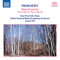 PROKOFIEV Piano Concertos Nos 2 And 5 8 550565