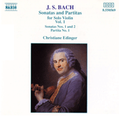 BACH, J.S.: Violin Sonatas and Partitas, Vol. 1