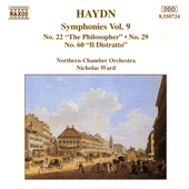HAYDN: Symphonies, Vol.  9 (Nos. 22, 29, 60)