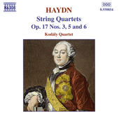 HAYDN: String Quartets Op. 17, Nos. 3, 5 and 6