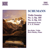 SCHUMANN, R.: Violin Sonatas Nos. 1 and 2 (Kaler, Slutsky)