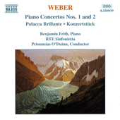 WEBER: Piano Concertos Nos. 1 and 2 / Polacca brillante