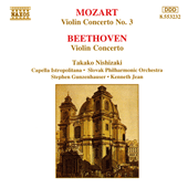 MOZART: Violin Concerto No. 3 / BEETHOVEN: Violin Concerto in D Major