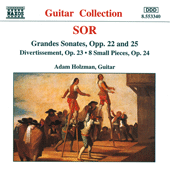 SOR, F.: Grandes Sonates, Opp. 22 and 25 / Divertissement, Op. 23 (Holzman)