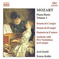 MOZART: Piano Duets, Vol.  1