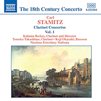 STAMITZ, C.: Clarinet Concertos, Vol.  1