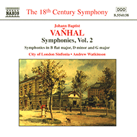 VANHAL: Symphonies, Vol.  2