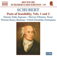 SCHUBERT, F.: Lied Edition 19 - Poets of Sensibility, Vols. 1 and 2