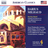 MILHAUD: Service Sacre
