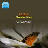 BACH, J.S.: Flute Sonatas, BWV 1034, 1038 / Violin Sonata, BWV 1021 / Trio Sonata, BWV 1036 (Collegium Pro Arte) (1953)