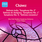 CHAVEZ, C.: Symphonies Nos. 1, 2 and 4 (New York Stadium Symphony, Chavez) (1959)