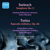 SURINACH, C.: Symphony No. 2 / TURINA, J.: Rapsodia sinfonica (Bianca, Hamburg Philharmonia, Winograd) (1957)