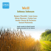 WEILL, K.: Johnny Johnson (Matlowsky) (1956)