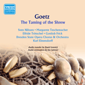 GOETZ, H.: Widerspenstigen Zahmung (Der) (The Taming of the Shrew) [Opera] (Elmendorff) (1944)