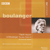 FAURE, G.: Requiem / BOULANGER, L.: Pie Jesu / Psalms 24 and 130 (BBC Symphony Orchestra and Chorus, N. Boulanger) (1968)