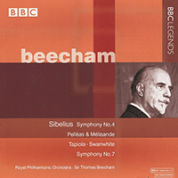 SIBELIUS, J.: Swanwhite Suite / Symphonies Nos. 4 and 7 / Pelleas and Melisande / Tapiola / The Tempest Suite No. 2 (Beecham) (1954-1955)