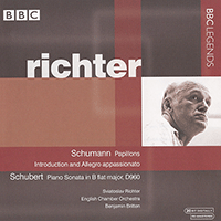 SCHUMANN, R.: Papillons / Introduction and Allegro appassionato / SCHUBERT, F.: Piano Sonata No. 21 (Richter) (1963-1965)