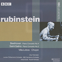 BEETHOVEN, L. van: Piano Concerto No. 4 / SAINT-SAENS, C.: Piano Concerto No. 2 / CHOPIN, F.: Scherzo No. 2 (Rubinstein) (1957-1968)