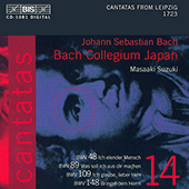 BACH, J.S.: Cantatas, Vol. 14 (Suzuki) - BWV 48, 89, 109, 148