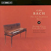 BACH, C.P.E: Keyboard Music, Vol. 19 (Spanyi)