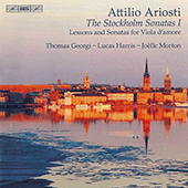 ARIOSTI: Stockholm Sonatas for Viola d'amore, Vol. 1