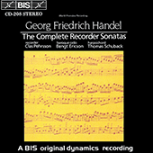 HANDEL: Complete Recorder Sonatas