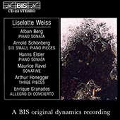 BERG / EISLER / SCHOENBERG / RAVEL: Early Piano Music