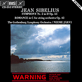 SIBELIUS: Symphony No. 2 in D major, Op. 43 / Romance in C major, Op. 42