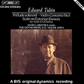 TUBIN: Prelude solennel / Violin Concerto No. 1 / Violin Concerto