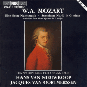 MOZART: Transcriptions for Organ Duet