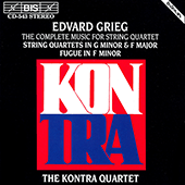 GRIEG: Complete Music for String Quartet
