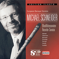 Recorder Recital: Schneider, Michael - HANDEL, G.F. / TELEMANN, G.P. / BARSANTI, F. / SCARLATTI, A. / SAMMARTINI, G. / MANCINI, F. / CASTRUCCI, P.
