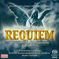 HAYDN, M.: Requiem in C minor / Missa Sancti Joannis Nepomuceni / Te Deum in D major (Cantemus, German Chamber Academy Neuss, Ehrhardt)