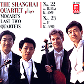 MOZART, W.A.: String Quartets Nos. 22 and 23 (Shanghai Quartet)