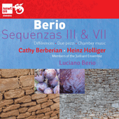 BERIO, L.: Sequenzas III and VII / Differences / Chamber Music / 2 pezzi (Berberian, Holliger, Juilliard Ensemble)